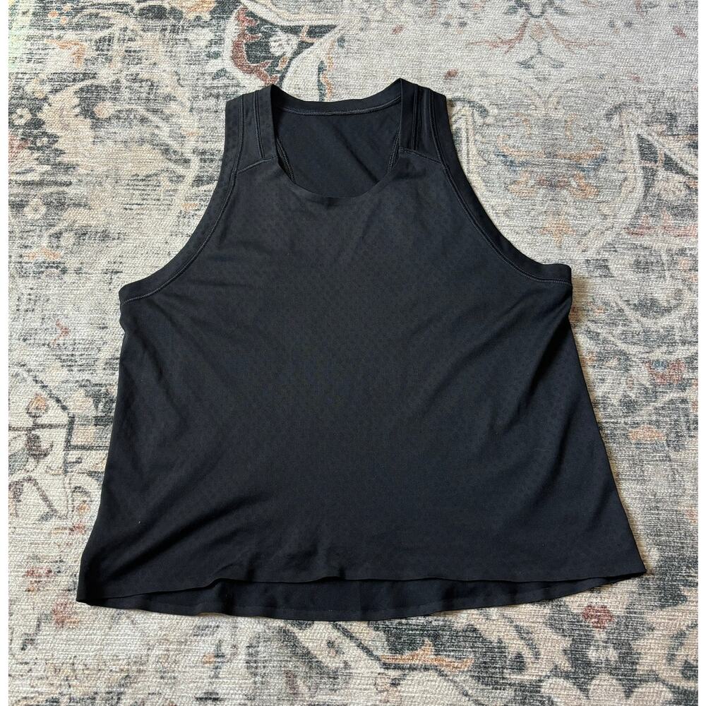 Lululemon‎ Lightweight Black Tank Top Women’s 4 Yoga Running Activewear